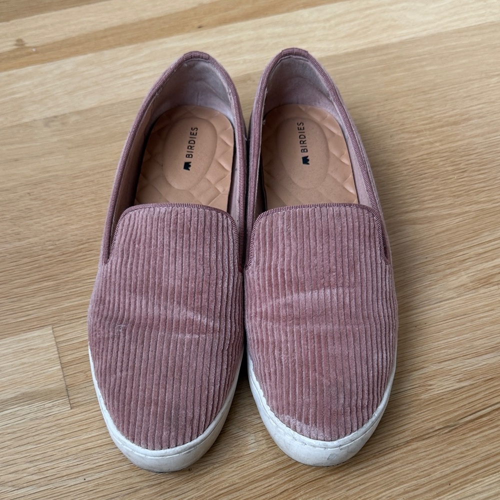 Birdies Corduroy Loafers - Mauve